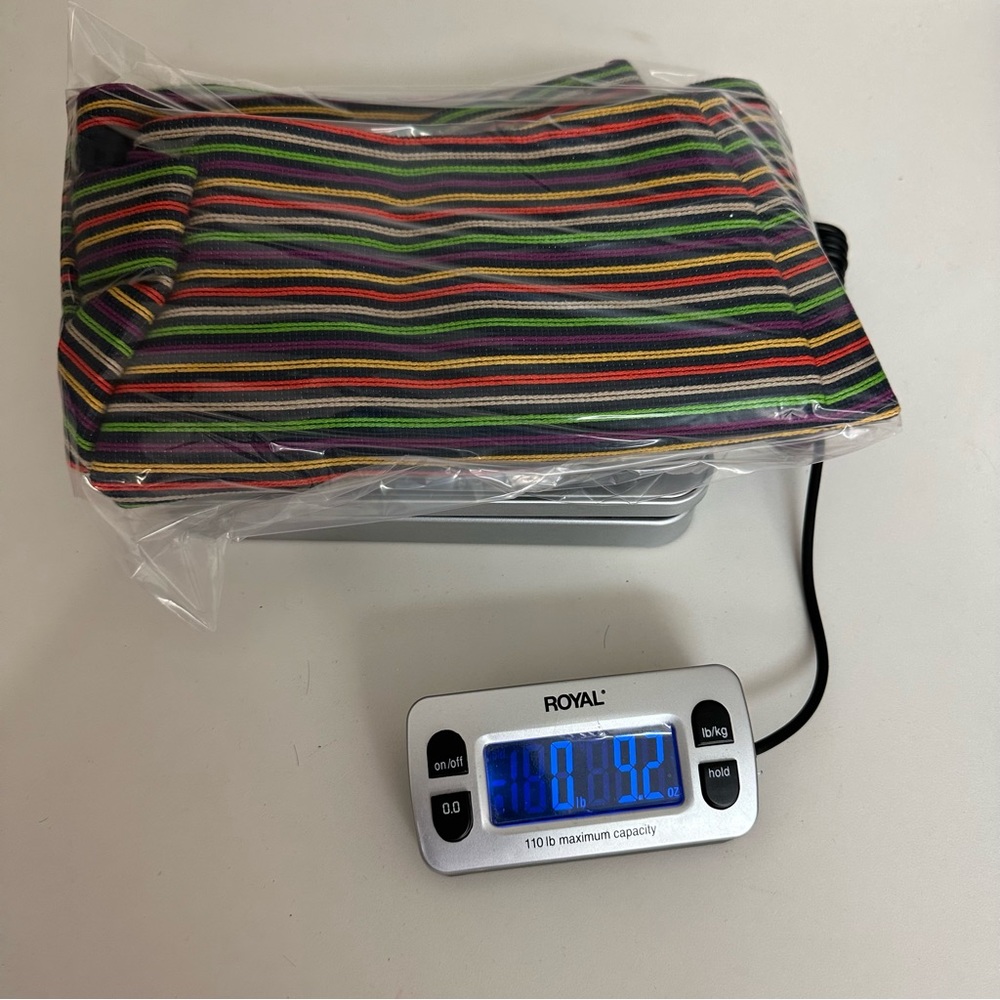 TALBOTS Skirt Size 12 colorful Striped Stretch Pencil Lined Back Zip bri… - Picture 8 of 8